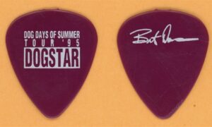 Dogstar Brent Domrose Vintage Guitar Pick - 1995 Dog Days of Summer Tour