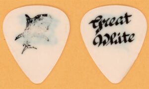 Great White Mark Kendall Vintage Guitar Pick - 1987 Once Bitten Tour - USED