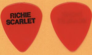 KISS Richie Scarlet Frehleys Comet vintage guitar pick collectible