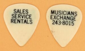 Lord Tracy Jimmy Rusidoff Vintage Guitar Pick 1989 Deaf Gods Tour