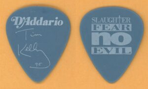 Slaughter Tim Kelly Vintage Guitar Pick - 1995 Fear No Evil Tour