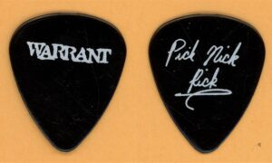 Warrant Rick Steier Vintage Guitar Pick - 1996 Ultraphobic Tour