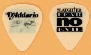 Slaughter Mark Slaughter Vintage Guitar Pick - 1995 Fear No Evil Tour