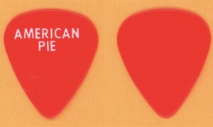 Don McLean American Pie Vintage Guitar Pick - 1988 Love Tracks Tour