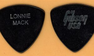 Lonnie Mack Vintage Tour Guitar Pick - Silver Foil