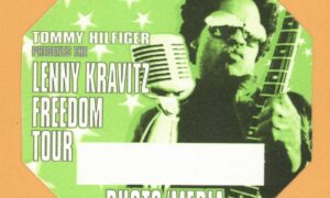 Lenny Kravitz Photo Vintage Concert Backstage Pass - 1999 Freedom Tour