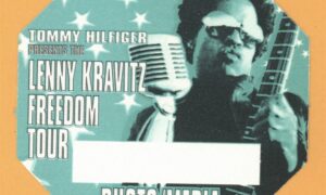Lenny Kravitz Photo Vintage Concert Backstage Pass - 1999 Freedom Tour