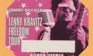 Lenny Kravitz Photo Vintage Concert Backstage Pass - 1999 Freedom Tour