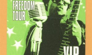 Lenny Kravitz VIP Vintage Concert Backstage Pass - 1999 Freedom Tour
