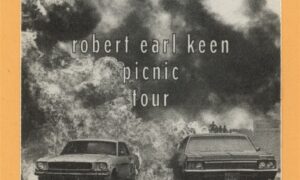 Robert Earl Keen 1997 Picnic Tour Concert Backstage Pass