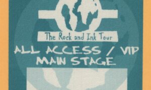 Slayer 2000 Tattoo The Earth Concert Tour VIP Backstage Pass