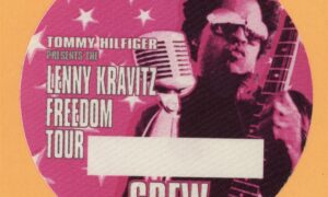 Lenny Kravitz Crew Vintage Concert Backstage Pass - 1999 Freedom Tour