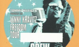 Lenny Kravitz Crew Vintage Concert Backstage Pass - 1999 Freedom Tour
