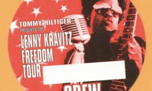 Lenny Kravitz Crew Vintage Concert Backstage Pass - 1999 Freedom Tour