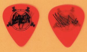 Slayer Jeff Hannenman Vintage Guitar Pick - 1991 Seasons in the Abyss Tour