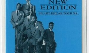 New Edition 1988 Heart Break Tour All Access Bobby Brown Laminate Backstage Pass