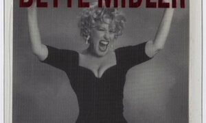 Bette Midler 1993 Experience the Divine Concert Tour Laminated Backstage Pass