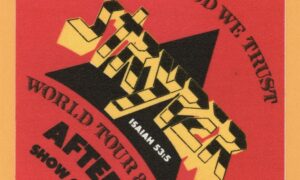 Stryper 1988 In God We Trust Concert Tour After Show Backstage Pass