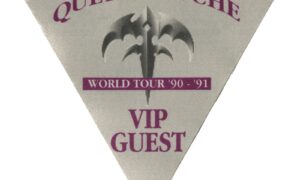 Queensryche 1990 Empire Concert Tour VIP Backstage Pass