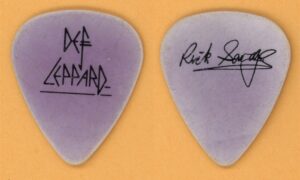Def Leppard Rick Savage Vintage Guitar Pick - 1983 Pyromania Tour