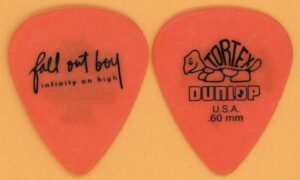 Fall Out Boy Patrick Stump Vintage Guitar Pick - 2007 Infinity on High Tour