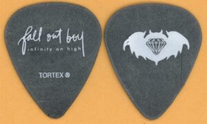 Fall Out Boy Pete Wentz Vintage Guitar Pick - 2007 Infinity on High Tour