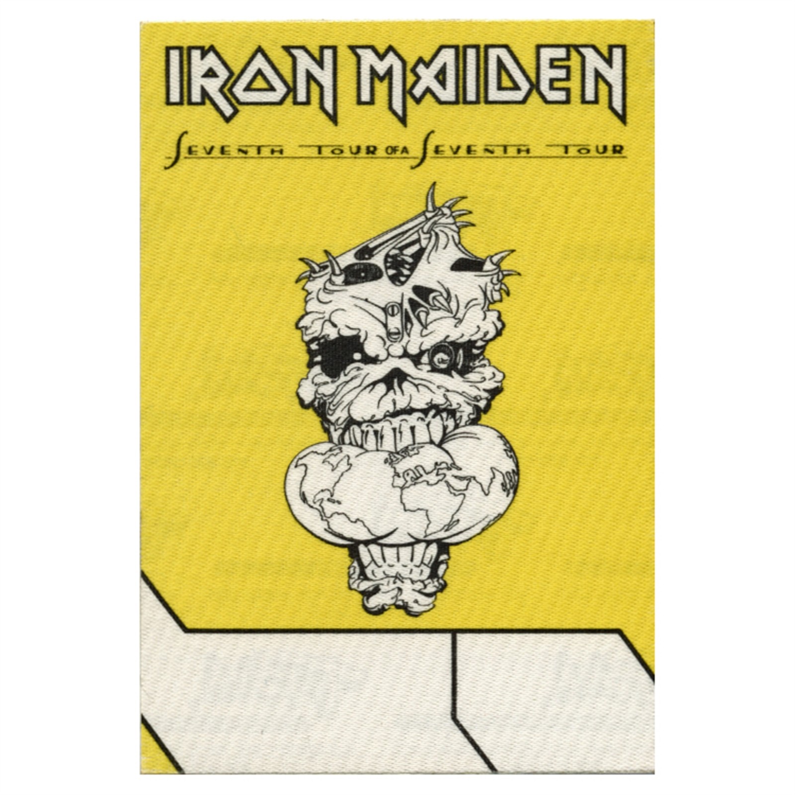 Iron Maiden 1988 Seventh Son Concert Tour All Access Backstage Pass