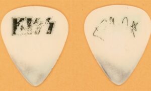KISS Paul Stanley Vintage Guitar Pick - 1990 Hot In The Shade Tour - Stage Used