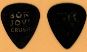 Bon Jovi JBJ Vintage Guitar Pick - 2000 Crush Tour - Stage Used