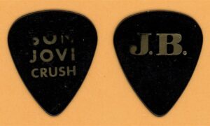 Bon Jovi JBJ Vintage Guitar Pick - 2000 Crush Tour - Stage Used