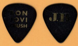 Bon Jovi JBJ Vintage Guitar Pick - 2000 Crush Tour - Stage Used