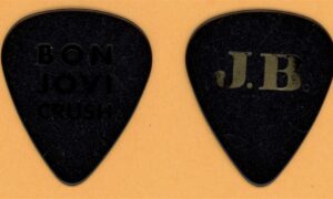 Bon Jovi JBJ Vintage Guitar Pick - 2000 Crush Tour - Stage Used