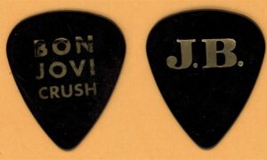 Bon Jovi JBJ Vintage Guitar Pick - 2000 Crush Tour - Stage Used