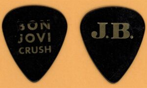 Bon Jovi JBJ Vintage Guitar Pick - 2000 Crush Tour - Stage Used