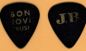 Bon Jovi JBJ Vintage Guitar Pick - 2000 Crush Tour - Stage Used